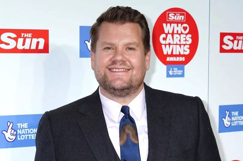 James Corden at The Sun Who Cares Wins Awards