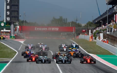 Formula One F1 - Spanish Grand Prix - Circuit de Barcelona-Catalunya, Barcelona, Spain - May 12, 2019 The start of the race - Credit: Reuters