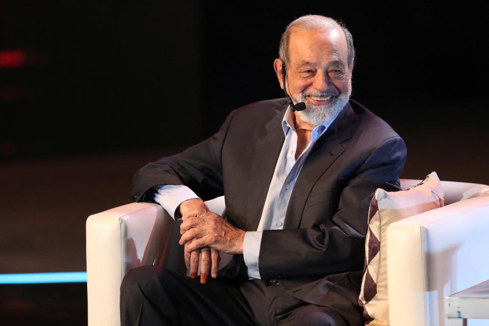 El multimillonario mexicano Carlos Slim en un evento de la Fundación Telmex México Siglo XXI en Ciudad de México, México, 2 de septiembre de 2022. (REUTERS/Raquel Cunha)