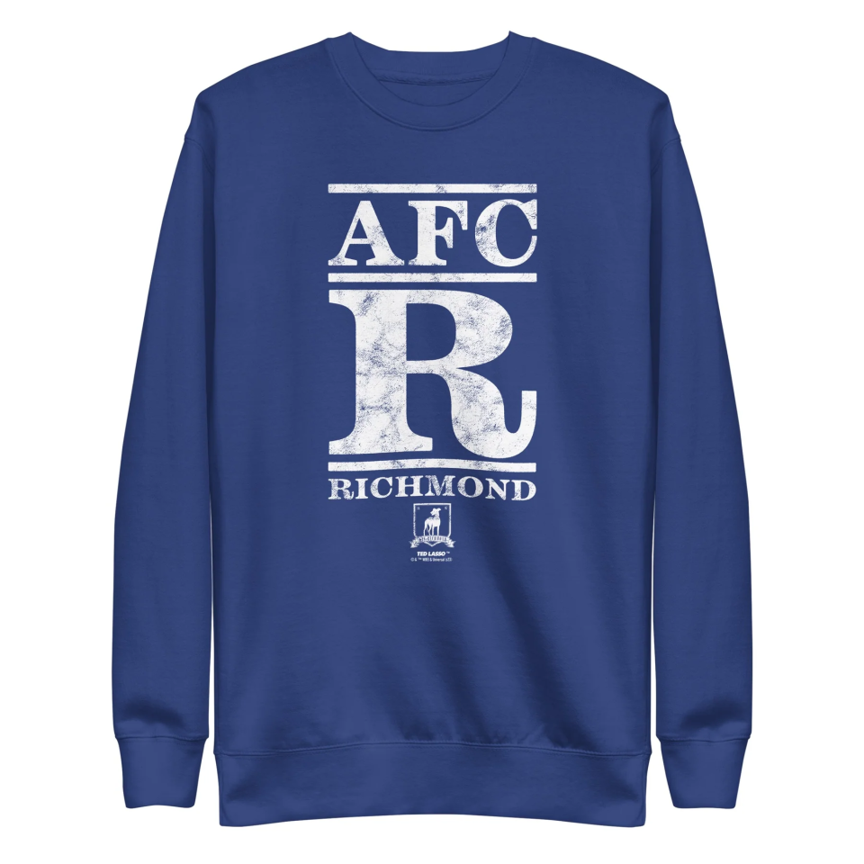 Ted Lasso AFC Richmond Big R Fleece Crewneck Sweatshirt