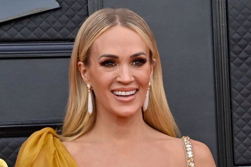 Carrie Underwood attends the Grammy Awards in 2022. File Photo by Jim Ruymen/UPI