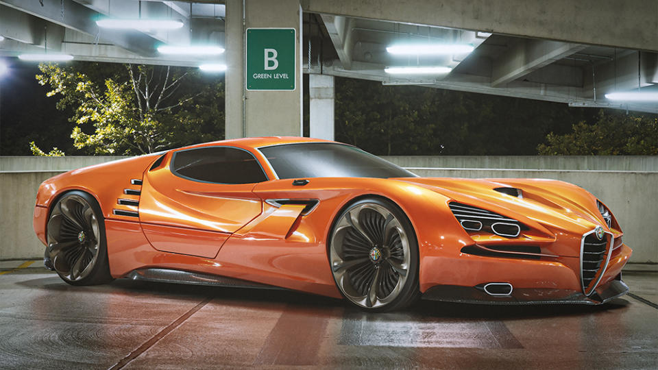 Luca Serafini's Alfa Romeo Montreal Vision GT concept