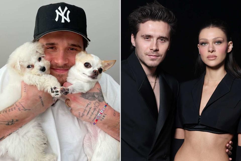 <p>Brooklyn Beckham/Instagram; Pascal Le Segretain/Getty</p> Brooklyn and Nicola Peltz Beckham