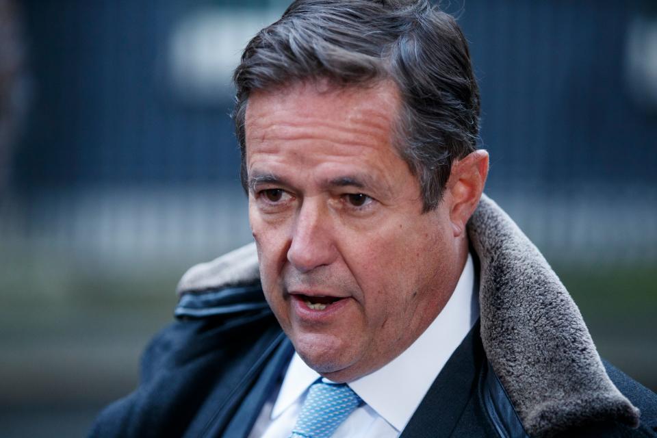 Under pressure: Barclays CEO Jes Staley arrives at Downing Street for a meeting in London. Photo: TOLGA AKMEN/AFP/Getty Images