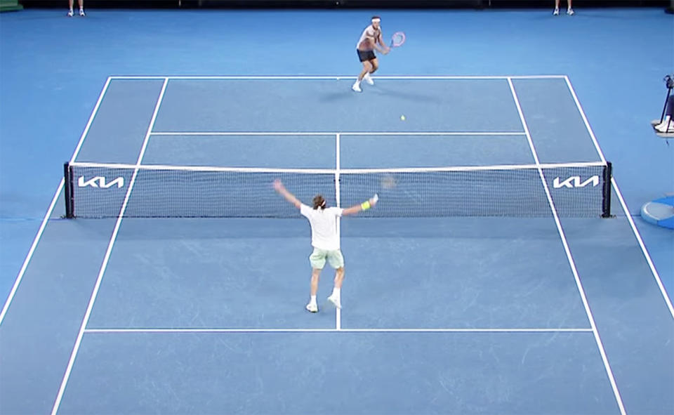 Stefanos Tsitsipas at the Australian Open.