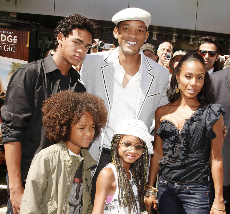 Will Smith, Jada Pinkett Smith and their family