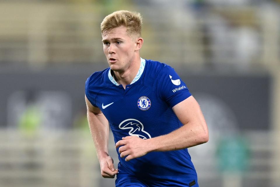 Lewis Hall is set for a run in the Chelsea team after being kept back from the U20 World Cup (Chelsea FC via Getty Images)