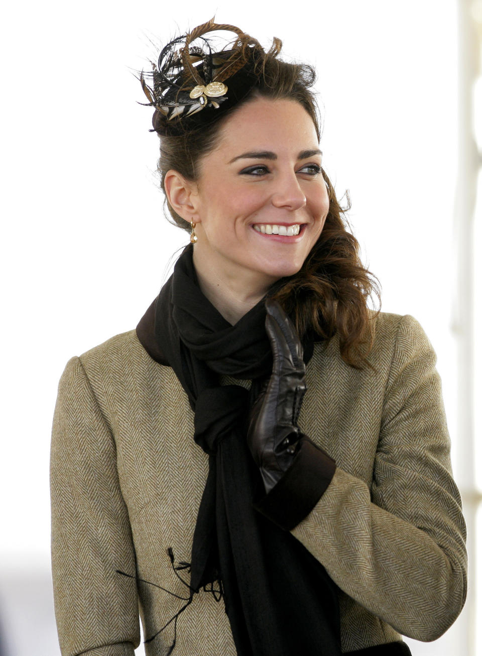 The future Duchess of Cambridge at the Naming Ceremony and Service of Dedication&nbsp;for the Atlantic 85 Lifeboat "Hereford Endeavour" at Trearddur Bay Lifeboat Station at Anglesey on Feb. 24, 2011, in Bangor, Wales.