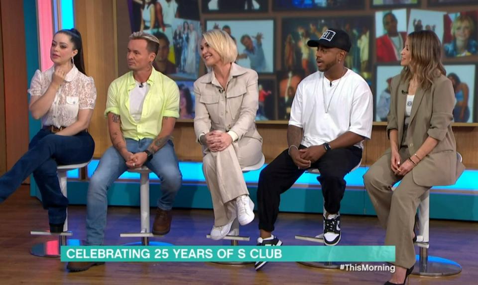 S Club denied the reports on ‘This Morning' (ITV)