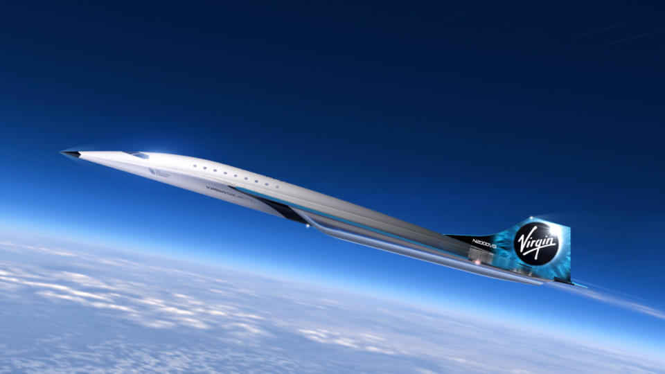 Virgin Galactic Mach 3 aircraft