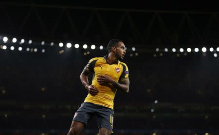 Britain Soccer Football - Arsenal v FC Basel - UEFA Champions League Group Stage - Group A - Emirates Stadium, London, England - 28/9/16 Arsenal's Theo Walcott Action Images via Reuters / Andrew Couldridge