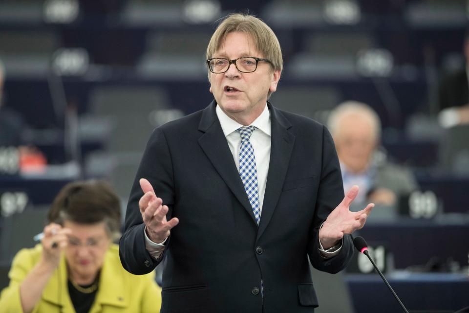 European Parliament Brexit chief Guy Verhofstadt (AP)