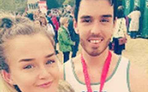 The couple had met on the Tinder dating app  - Credit: PA