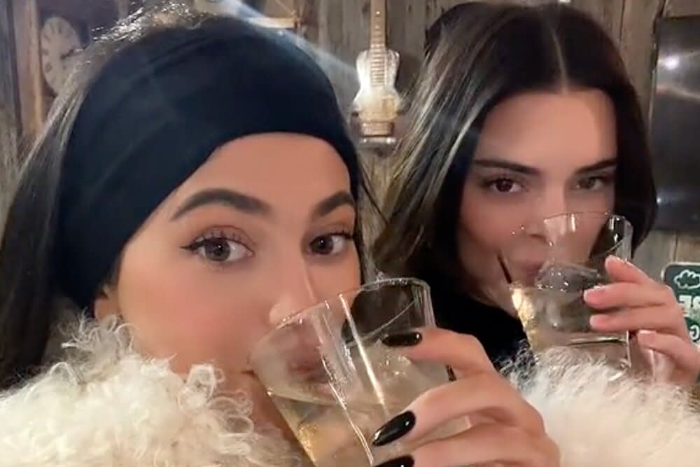 Kylie and Kendall Jenner RHOBH Tequila Drama