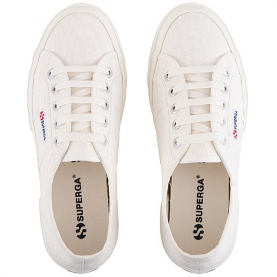 Superga white sneakers from David Jones