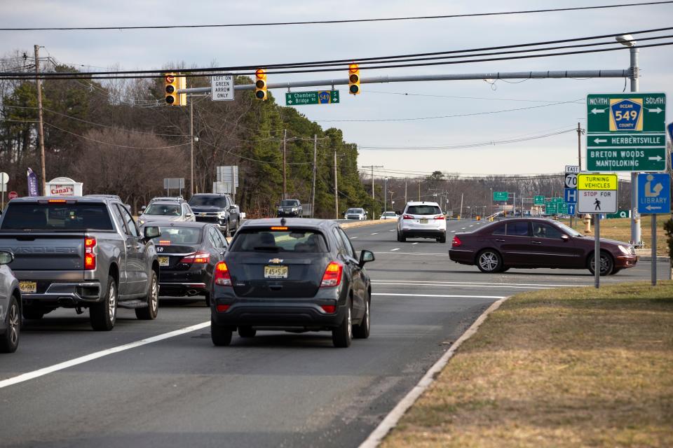 The intersection of Route 70 and Chambers Bridge Road in Brick.
Brick, NJ
Thursday, January 11, 2024