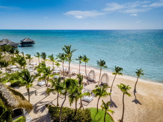 <p>Sanctuary Cap Cana, a Luxury Collection All-Inclusive Resort, Dominican Republic</p><p>For girlfriends who love to have fun in the sun, an international trip to the Dominican Republic will be right up your alley. Book a stay at the adults-only <a href="https://go.skimresources.com?id=113896X1572730&xs=1&url=https%3A%2F%2Fwww.tripadvisor.com%2FHotel_Review-g16884615-d1022212-Reviews-Sanctuary_Cap_Cana_a_Luxury_Collection_Adult_All_Inclusive_Resort_Dominican_Republic.html&sref=https%3A%2F%2Fparade.com%2F998988%2Fmarynliles%2Fbest-girlfriend-getaways%2F" rel="noopener" target="_blank" data-ylk="slk:Sanctuary Cap Cana;elm:context_link;itc:0;sec:content-canvas" class="link ">Sanctuary Cap Cana</a>—the first all-inclusive resort in The Luxury Collection portfolio. This impeccable paradise features six pools, the Sanctuary Spa for ayurvedic treatments and oceanfront luxury villas with private pools overlooking the sea.</p>