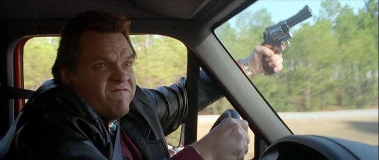 Meat Loaf in the 1998 film "Black Dog," which filmed in the Wilmington area.