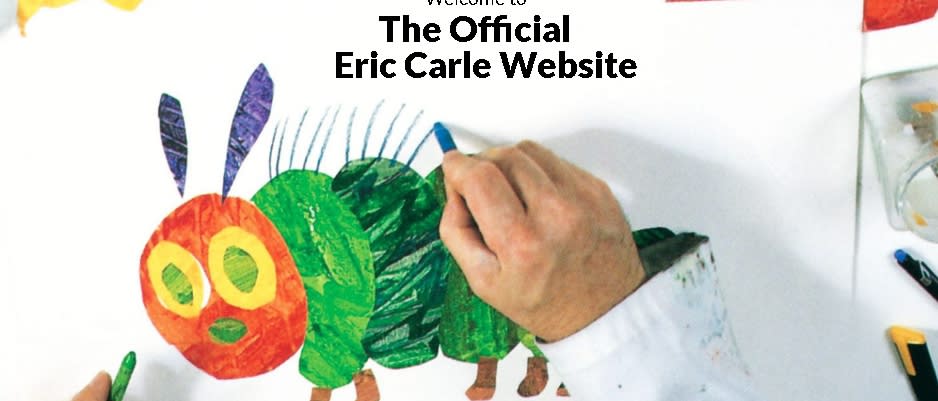 「好餓的毛毛蟲」作者兼繪者艾瑞．卡爾（Eric Carle）已與世長辭。（取自官網）