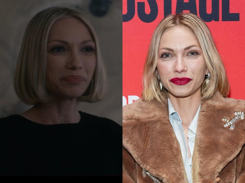 Cora in "AHS Delicate" (left) and Tavi Gevinson (right)