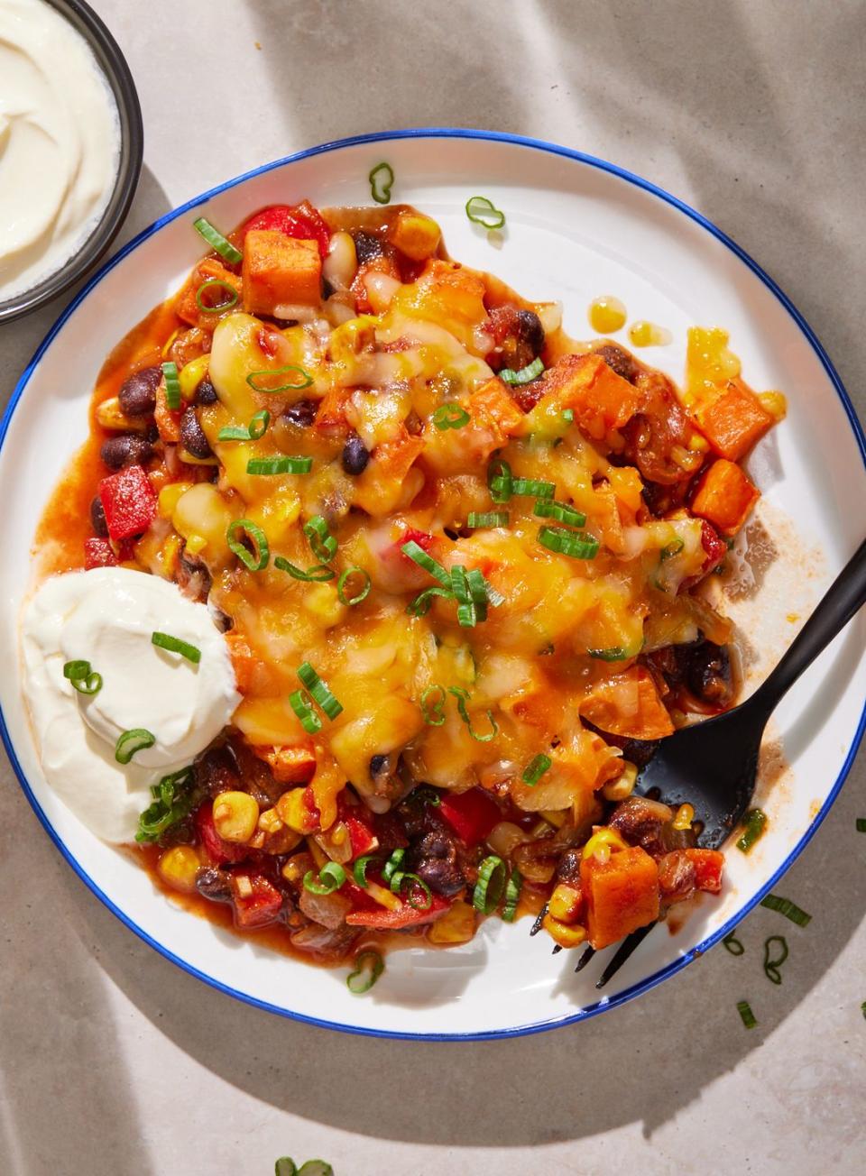 chili cheese sweet potato casserole