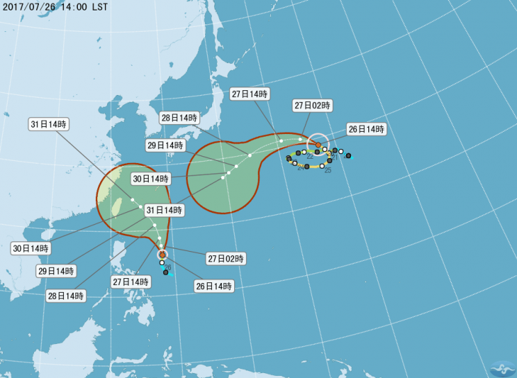 （取自氣象局網站）