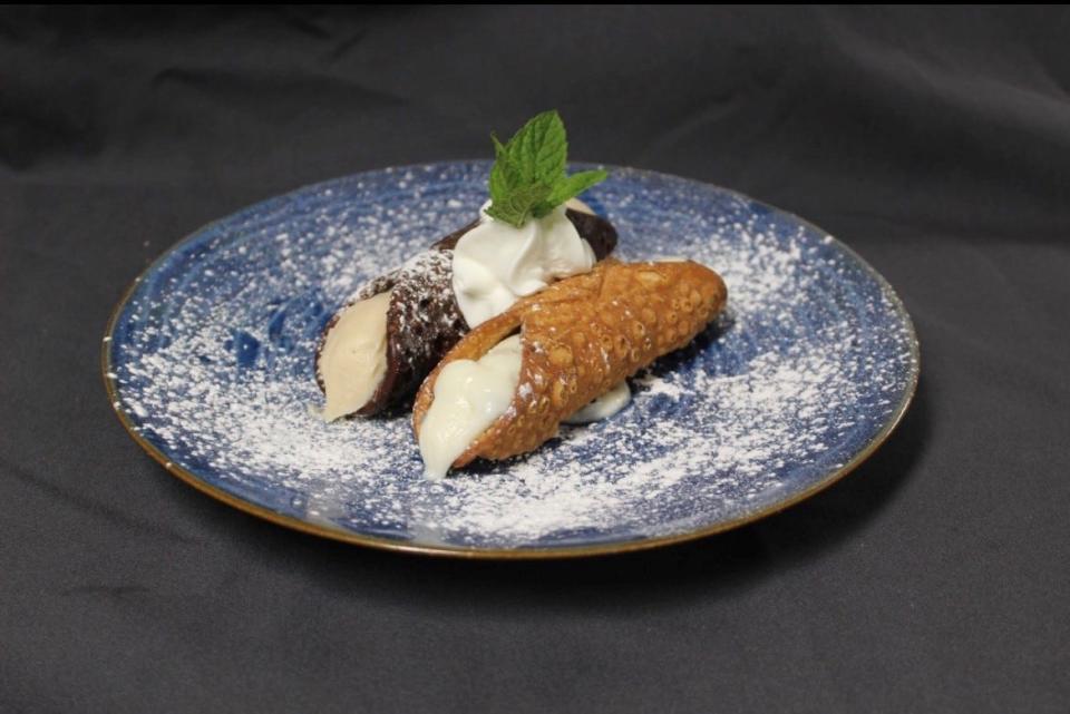 Regular and peanut butter cannoli at Catherine's Farm to Table in Point Pleasant Borough.