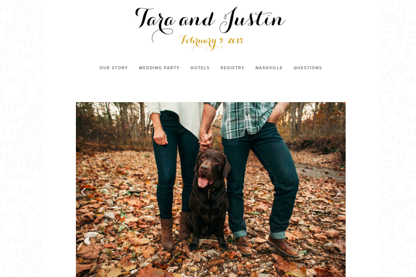 Squarespace offers brides and grooms templates that require little effort for stylish results
