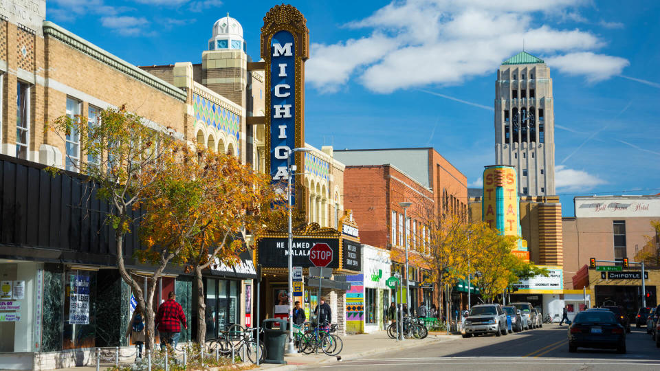 LIberty Street in Ann Arbor Michigan