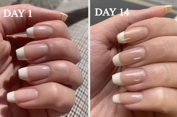 I didn't think there was a topcoat out there that would give my fidgety, nail polish-picking self a long-lasting manicure, but that's exactly what this Seche Vite topcoat does.