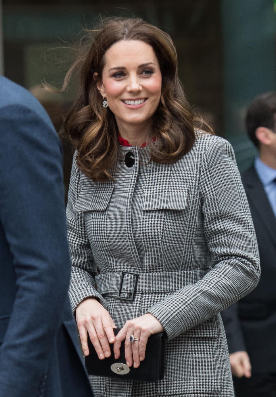 Kate was all smiles as she stepped out for the day. Photo: Getty Images