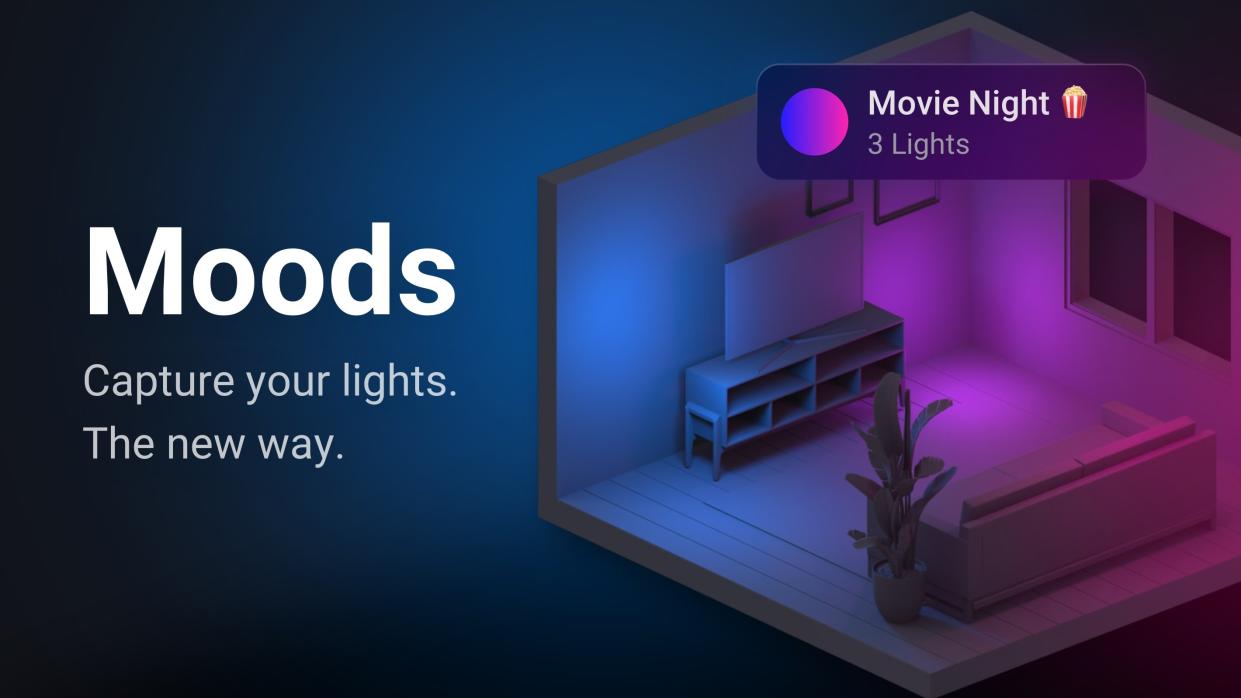  Homey has introduced a new lighting feature called "Moods.". 