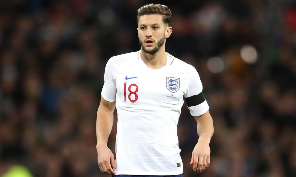 Adam Lallana missed out on going to the World Cup after his injury-plagued 2017-18 season and will not return this week.