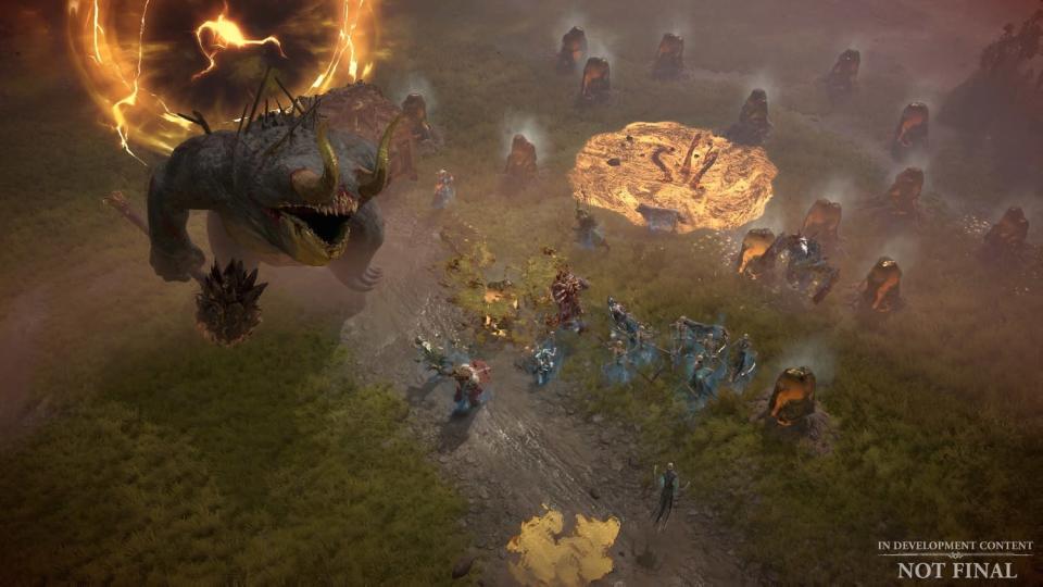 Diablo IV will launch a confidential late-game closed beta test, which will be the first time selected players will participate in the test Photo: Blizzard Entertainment / Provided