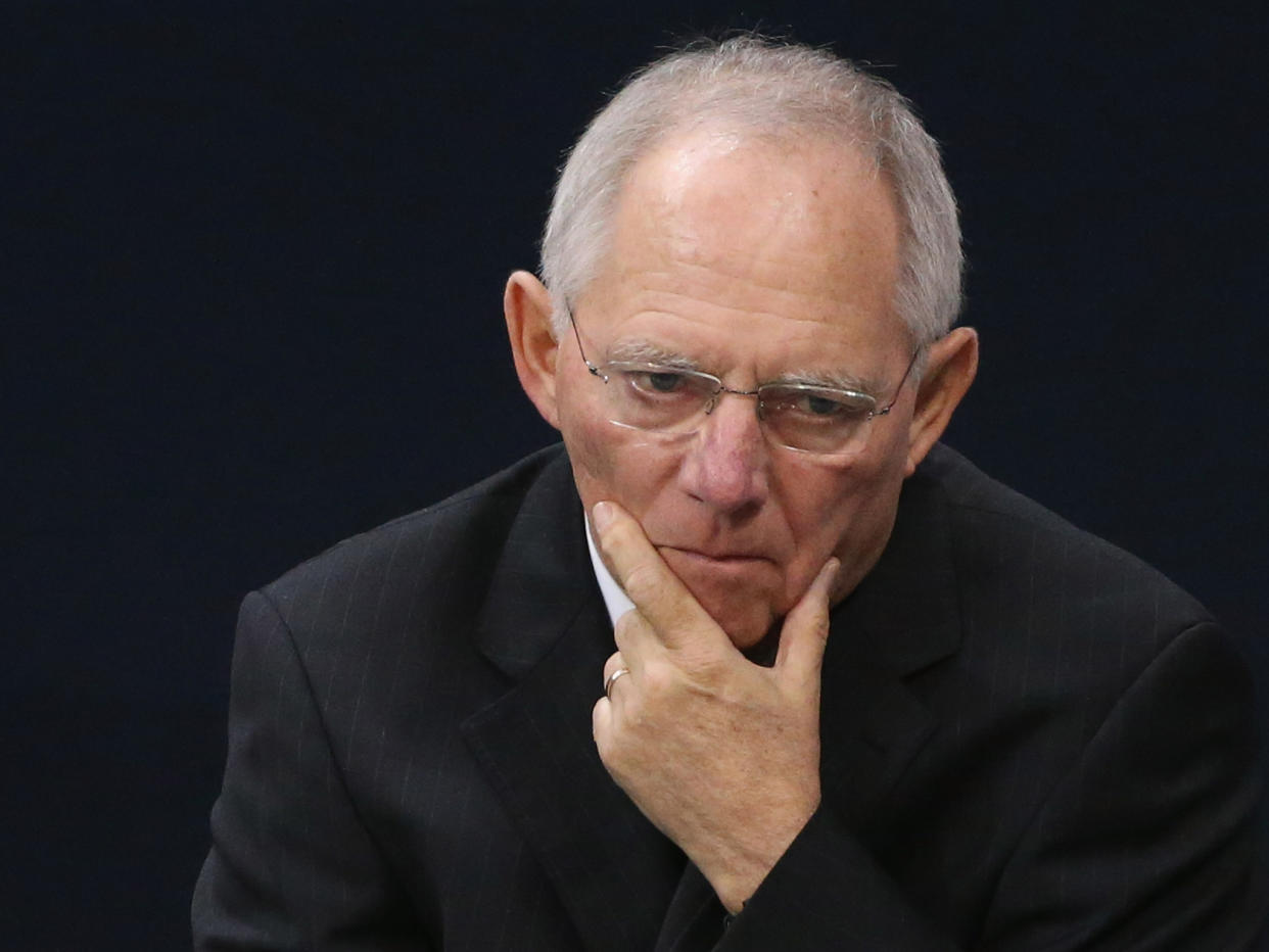 Wolfgang Schäuble says Britain must make a ‘wise political decision’ when it comes to negotiating Brexit: Getty