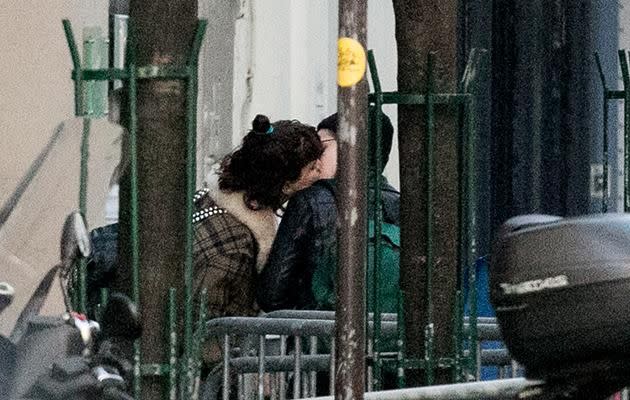 Kristen and SoKo spotted kissing in Paris. Photo: Getty