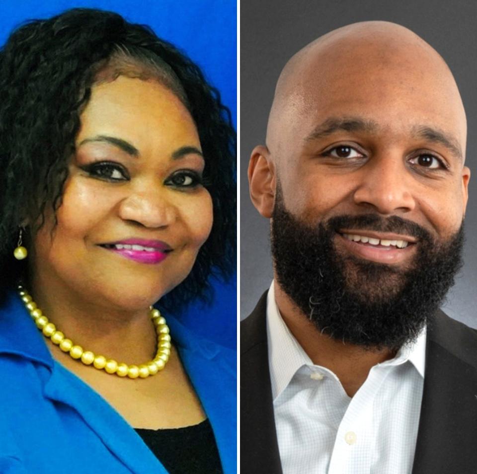 Milwaukee Common Council District 5 candidates Annette Jackson and  Lamont T. Westmoreland.