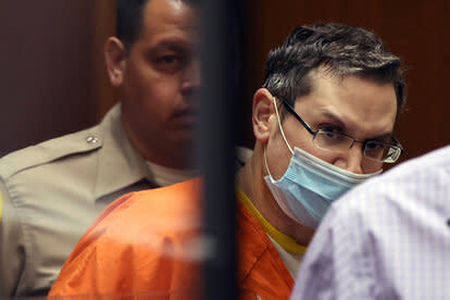 David Pearce, enters a Los Angeles Superior Court