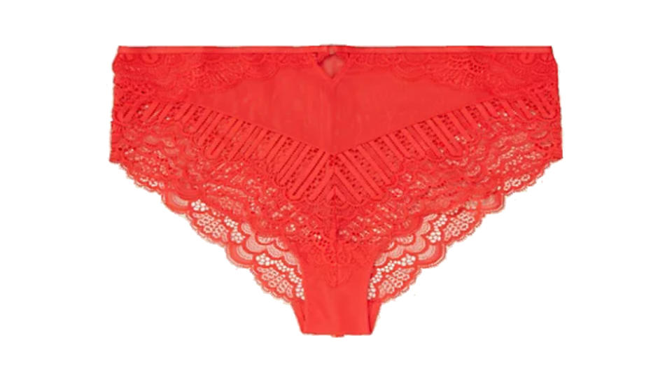 Seductive Lace High Waist Brazilian Knickers