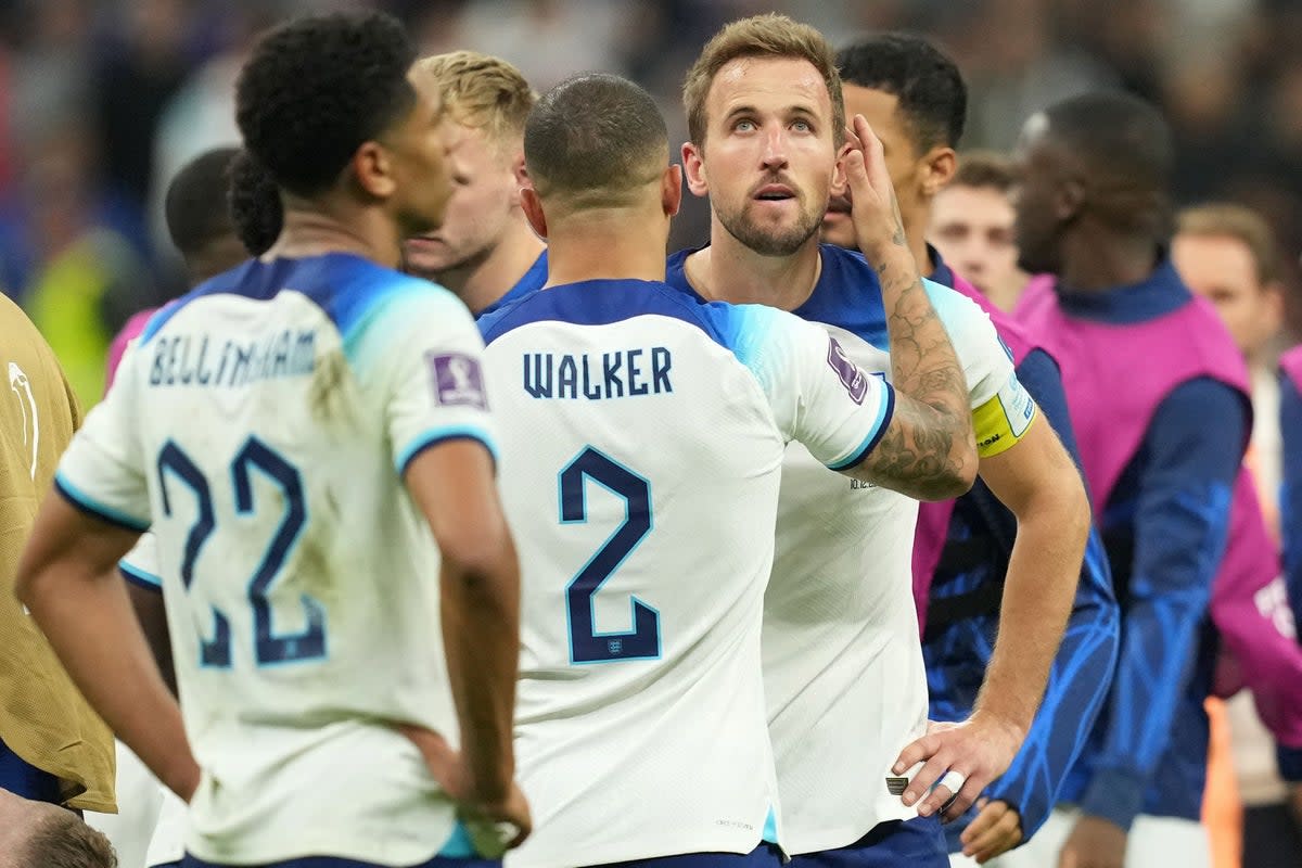 Harry Kane missed a penalty as England suffered an agonising World Cup quarter-final defeat to France (Martin Rickett/PA) (PA Wire)