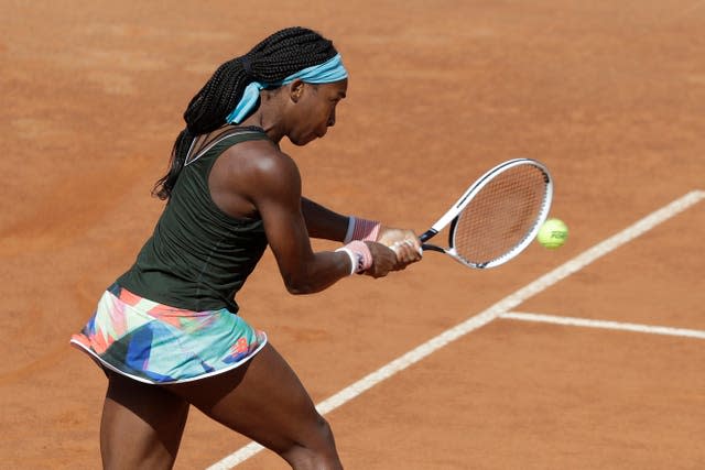 Coco Gauff has been in strong form on the clay