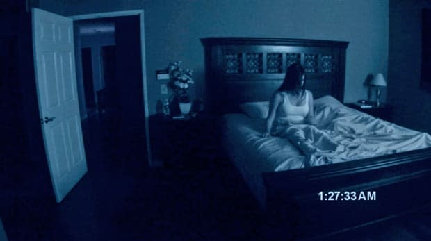 Katie Featherston in "Paranormal Activity" (2007), one of the best and most innovative demonic possession movies of all time<p>Paramount Pictures</p>