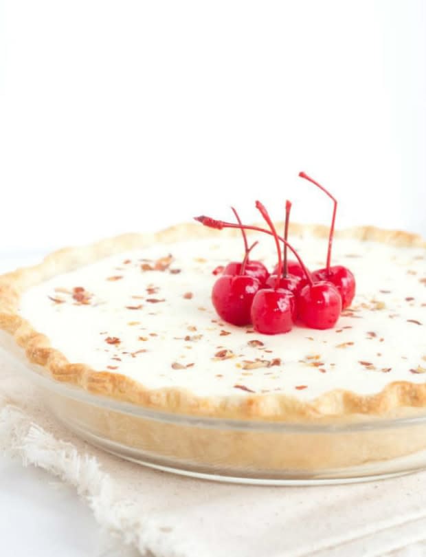 <p><a href="https://www.recipegirl.com/eggnog-pie/" rel="nofollow noopener" target="_blank" data-ylk="slk:Recipe Girl;elm:context_link;itc:0;sec:content-canvas" class="link ">Recipe Girl</a></p>