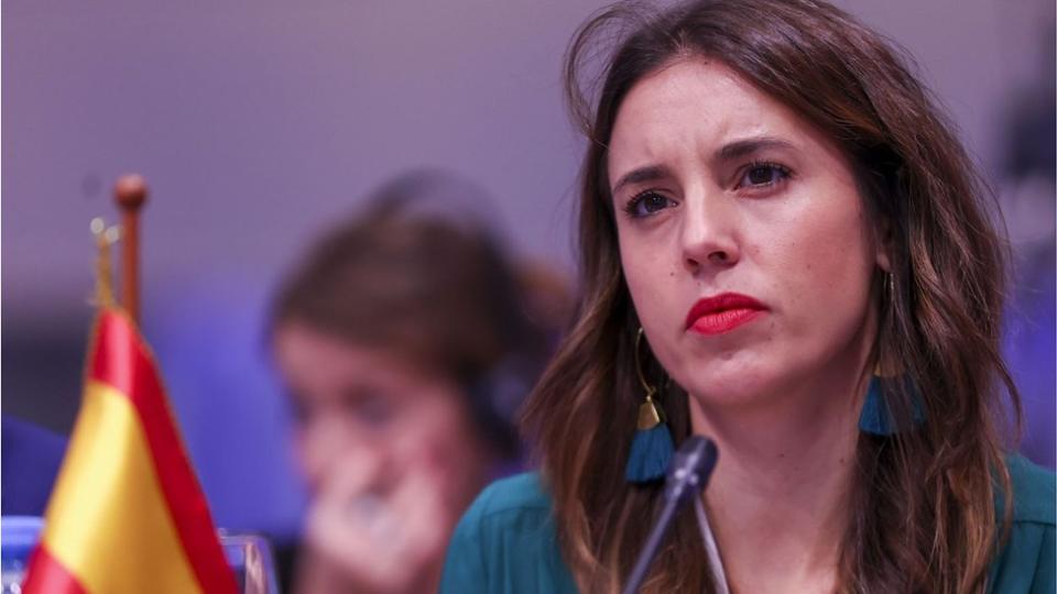 La ministra española de Igualdad, Irene Montero.