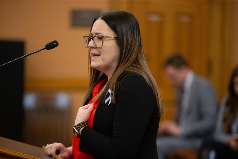 Amanda Mogoi, a nurse practitioner in Wichita, volunteered to help Kansas lawmakers develop safe standards of care but urged them not to outlaw gender-affirming care for trans youths.