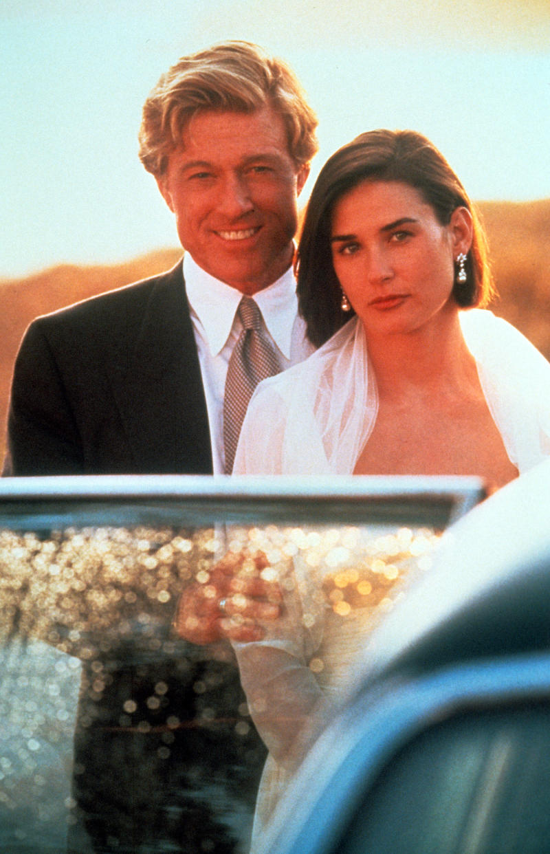 Robert Redford y Demi Moore en una escena de 'Una propuesta indecorosa', 1993. (Photo by Paramount Pictures/Getty Images)