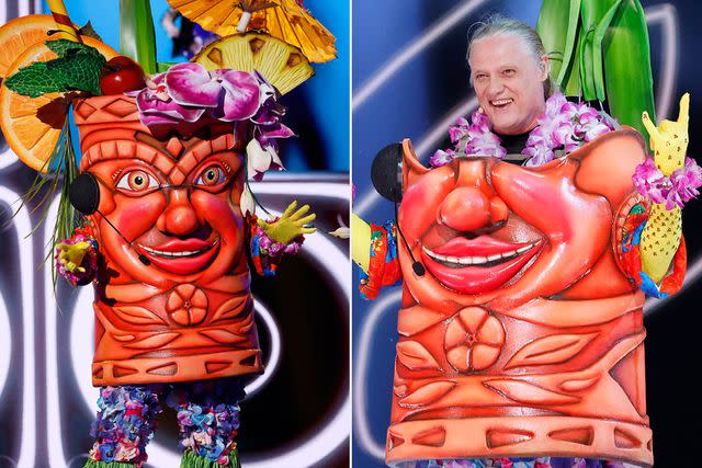 <p>Michael Becker / FOX</p> Sebastian Bach as Tiki on 'The Masked Singer'