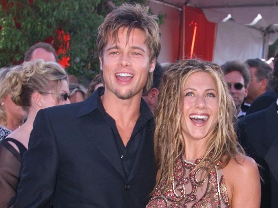 AP brad pitt jennifer aniston 1999 Emmys