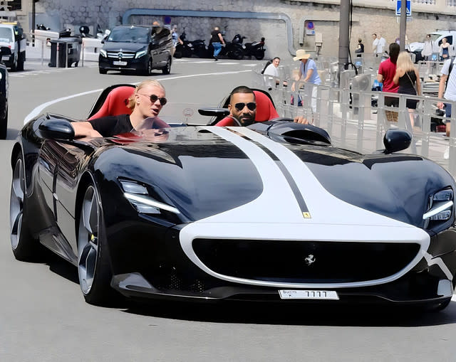 Who Needs EURO 2024? Erling Haaland cruises around St. Tropez in pal Umar Kamani's exclusive Ferrari