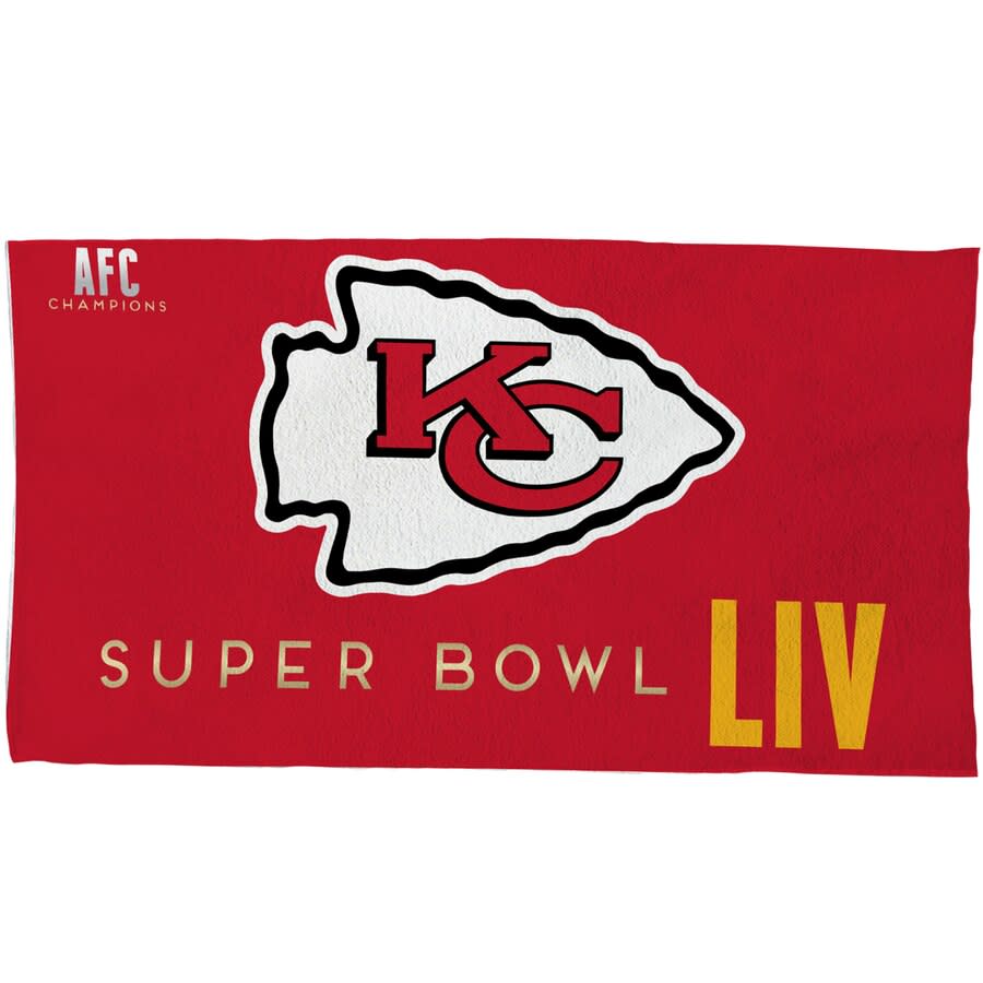 Chiefs 2019 AFC Champions 2-Sided 22'' x 42'' Locker Room Towel